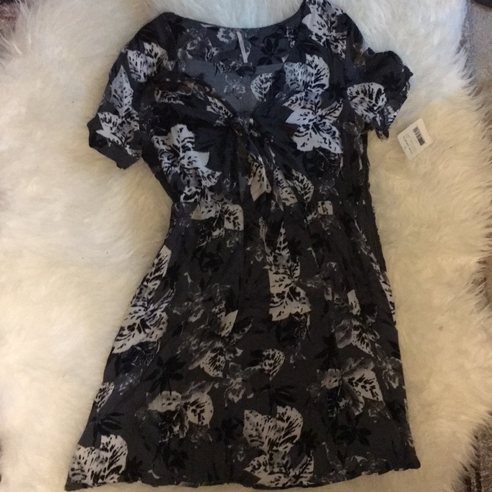 Free People Front Tie Dress
